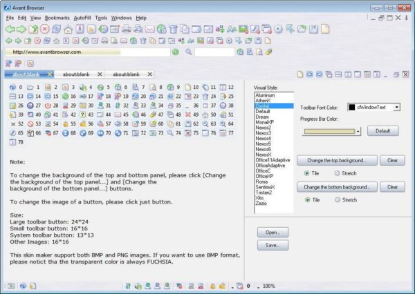 Avant Browser Skin Maker - Image 3